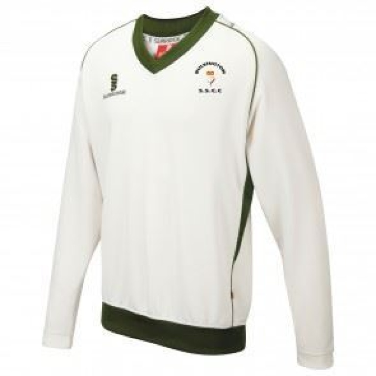 Curve Long Sleeve Sweater Green Trim